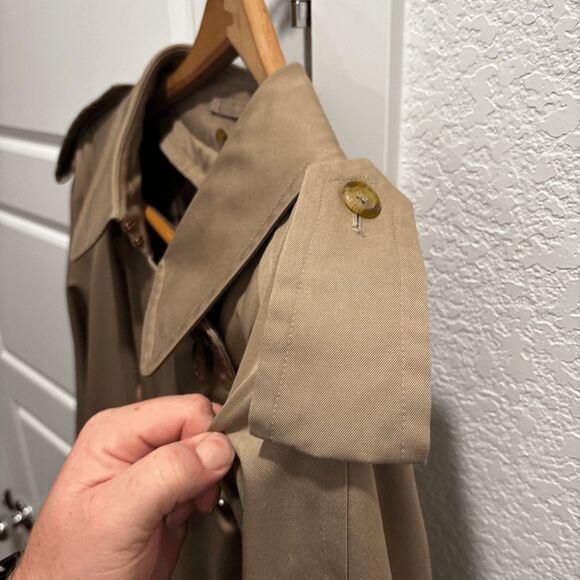 Burberry London Trench coat Nova Check Vintage Woman 44 US Liner Double Breasted - Picture 8 of 16